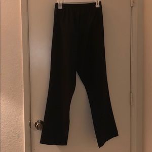Black dress up maternity pants